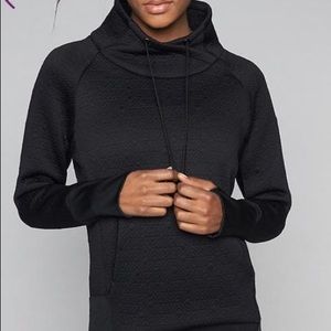 ATHLETA | Jacquard Elevation Pullover | Black
